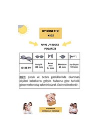 Resim Yeni-unisex 12-36 Ay Polarize Ve Uv Korumalı Siyah Çocuk Güneş Gözlüğü Siyah 