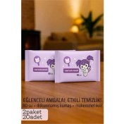 Resim Azrlya Bfs Dies Islak Mendil -Ro Saf Su & Dokunmamış Kumaşlı, 20 Yaprak Temizlik Keyfi Mor 