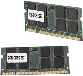 Resim LJCM DDR2 2GB 667MHz Dizüstü Bilgisayar Belleği - Intel ve AMD Sistemli Dizüstü Bilgisayarlar için Güvenilir PC2 5300 200-Pin Dizüstü Bilgisayar RAM Bellek Yükseltme Modülü 
