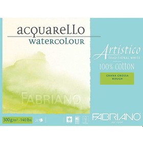 Resim Fabriano Artistico Sulu Boya Defteri Rough 300 G 26x36 Cm 12 Yp 