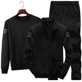 Resim Erkekler İçin 3'ü 1 Arada Günlük Spor Eşofman Takımı 001 