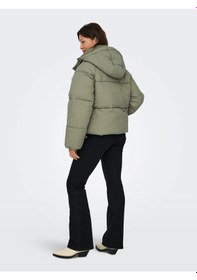 Resim Only Onlhope Short Puffer Kadın Şişme Mont 15322013 Yeşil 