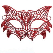 Resim Nessiworld Kırmızı Dantel Masquerade Maskesi 8 No 