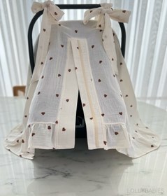 Resim Puset Örtüsü | Lolly Babies | Kolay Temizleme, Şık Tasarım - Kahverengi 