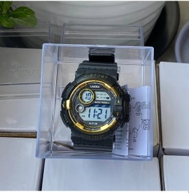 Resim Oldfriend Siyah Altın 8-18 Yaş Erkek Çocuk Saati Ipx7 Su Geçirmez Alarmlı Spor Tasarım Diğer 