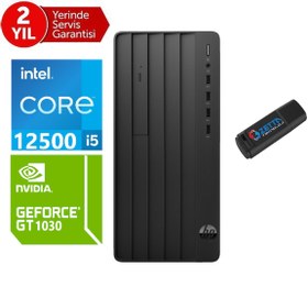 Resim Hp 290 Pro G9 Intel Core I5 12500 8gb 1tb SSD 4GB\u002FGT1030 Freedos Masaüstü Blgisayar 29M9C0AT03+ZETTAUSBBELLEK 