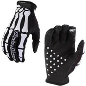 Resim Chuangyinshop Black M Unisex 2025 Motosiklet Yarış Bisiklet Eldiveni Sentetik Deri Kanca 