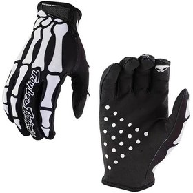 Resim Chuangyinshop Black M Unisex 2025 Motosiklet Yarış Bisiklet Eldiveni Sentetik Deri Kanca 