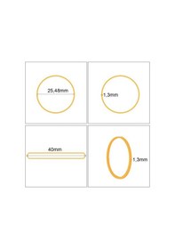 Resim Ekoset 40mm Kırmızı Renkli Kauçuk Paket Ambalaj Lastiği 12Kg Koli 