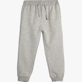Resim Erkek Bebek Basic Jogger Eşofman Altı Beli Bağlamalı Pamuklu 
