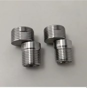 Resim Chuangyinshop 2 Adet 304 Paslanmaz Çelik Esnek Vana Adaptörü - 360 Döner Kısa Model 