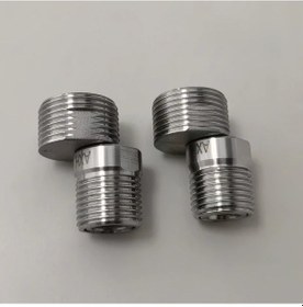 Resim Chuangyinshop 2 Adet 304 Paslanmaz Çelik Esnek Vana Adaptörü - 360 Döner Kısa Model 