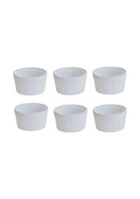 Resim Seramik 6Lı Yuvarlak Fırın Kabı 10Cm 