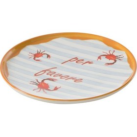 Resim Mudo Home Costa Pasta Tabağı 21 Cm Çok Renkli 