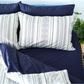 Resim %100 Pamuk Çift Kişilik Saten Nevresim Takımı, Jakarlı Saten Nevresim 200x220 Cm %100 Pamuk Çift Kişilik Saten Nevresim Takımı, Jakarlı Saten Nevresim 200x220 Cm, Lacivert 