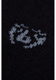 Resim Bisse Siyah Polyester Bambu Uzun Soket Çorap Crnos23y001 D99 