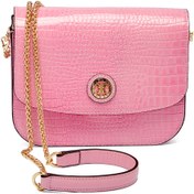 Resim Pembe Deri Kadın Çapraz Askılı Çanta - S24K1BC79933-U5F 