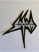 Resim StüdyoÜmitTişört Sodom Beyaz Logo Metal Band Arma Patch Peç Patches Ve Kot Yamaları 