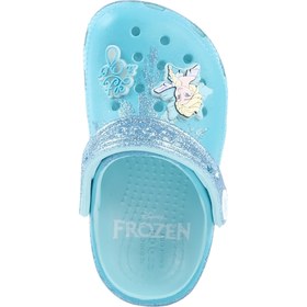Resim Crocs Frozen Elsa Classic Bebek Mavi Sandalet (210237-90H) 