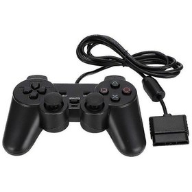 Resim Ps2 Oyun Konsolu Denetleyicisi Son Derece Hassas Oyun Kolu İle Çift Motorlu Kablolu Gamepad 