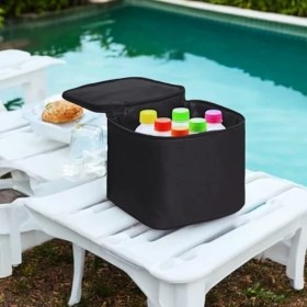 Resim Figiza 8 Litre Termos Çanta – Isı Yalıtımlı Termal Yemek ve Içecek Taşıma Çantası, & Soğuk Koruma, Piknik, Kamp, Ofis, Seyahat ve Araç Kullanımı Için Uygun, Sızdırmaz ve Silinebilir (Siyah) 