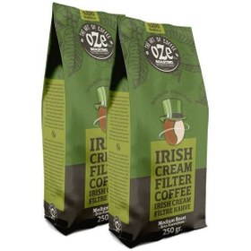 Resim Oze Irish Cream Aromalı Filtre Kahve 2'li 250G French Press 