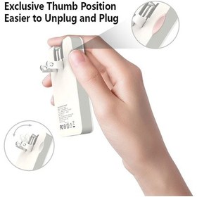 Resim Gaojunshop01 Ultra Ince Duvara Monte 65w Hizli Sarj Cihazi Ayni Anda 2 Cihaz Sarj Eder 