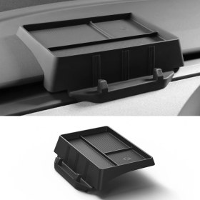 Resim Tesla Model Y / Model 3 Ön Göğüse Takılan Çok Amaçlı Silikon Düzenleyici, Siyah Renk 