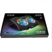 Resim Inca Gms Arrax Iı 2x Rgb Fan Lcd Kontrol Panel 7 Gaming Notebook Soğutucu 