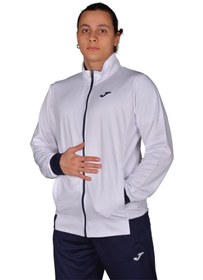 Resim Joma Poly. Hawk - Erkek Beyaz-lacivert Spor Sweatshirt - 4231300 
