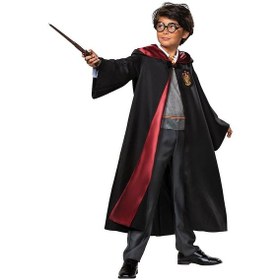 Resim Harry Potter Gryffindor Cübbe Çocuk Boy - Harry Potter Kostümü 5-6 Yaş 