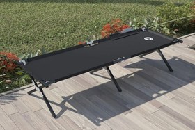 Resim Argimo Katlanır Kampet Siyah Kamp Yatağı 