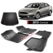 Resim Ford Focus 3 Makyajlı Paspas Bagaj Havuzu Sd 3D Rizline 2015- 