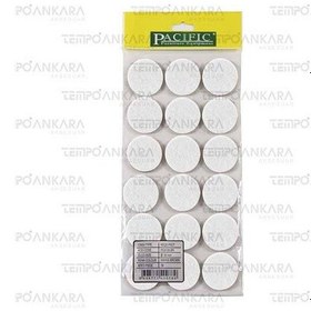Resim Pacific Beyaz Yapışkanlı Keçe Ø 35mm 