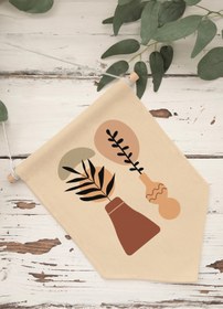 Resim Yatak Odası Duvar Dekoru, Pinterest Oda Dekoru, Boho Kanvas Flama Askılı Duvar Örtüsü Ve Süsü NO:489 - Renkli - 9 / 50 x 70 