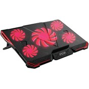 Resim Inca Arrax Gaming INC-619TGS 5 Fanlı 6 Kademeli 2x USB Laptop Soğutucu Inca