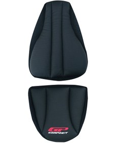 Resim Gp Kompozit Slk03 Universal İki Parça Motosiklet Konfor Sele Kılıfı Siyah 