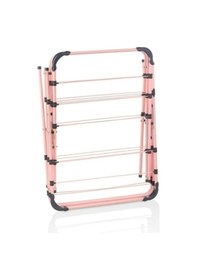 Resim Romee Pratik Katlanır 3 Katlı Bebek Çamaşır Kurutmalık Askısı Pembe 