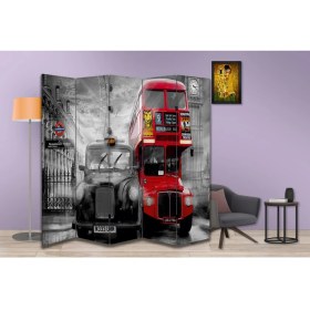Resim Şehir Temalı Özel Tasarım Paravan Room Divider 180 x 200 cm 