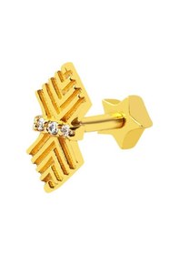 Resim Bilezikci Amazon 14 Ayar Altın Tragus Küpe Kphsy14k22482 Sarı 