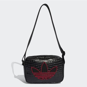 Resim Adidas Croco Kadın Siyah Mini Omuz Çantası Ke0685 