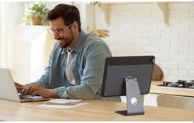 Resim Fogy Ipad Pro 12.9 4. Nesil 5. Nesil 6. Nesil ile Uyumlu Mıknatıslı Magnetli Tablet Standı 