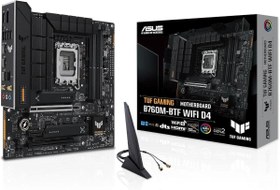 Resim TUF GAMING B760M-BTF WIFI D4 5333 M.2 HDMI DP 1700p mATX Asus