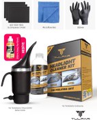 Resim TULPAR KİMYA Buharlı Far Temizleme Far Parlatma Avantajlı Set Paket (HEADLIGHT CLEANER KIT) 