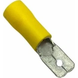 Resim Erkek Fiş Standart (Izoleli) (6.3 Mm) (4.00-6.00 mm Kablo Uyumlu) Sarı 