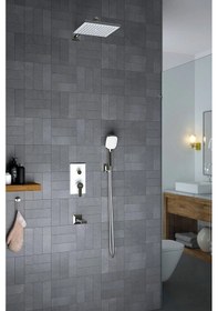 Resim Teska Ciera Üç Yönlü Ppr-C Gövdeli Ankastre Cam Set Siyah 