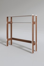 Resim Kenzlife Giysi Dolabı Casim 100*100*25 Cvz Askılık Ayakkabılık 