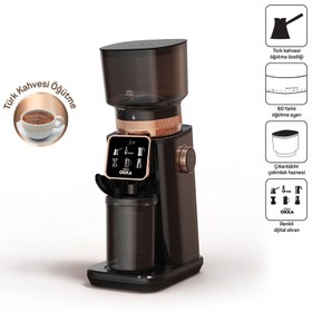 Resim Arzum OK0044 Master Grind Ev Tipi Barista Kahve Öğütücü Değirmen, Siyah-Bakır 