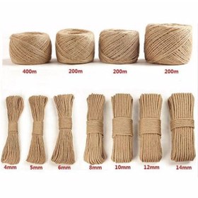 Resim EBA 4 Mm 150 Metre Jüt Halat Ip Dekoratif Hasır Ip Kendir 