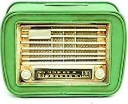Resim Dekoratif Metal Radyo Kumbara Vintage Hediyelik 